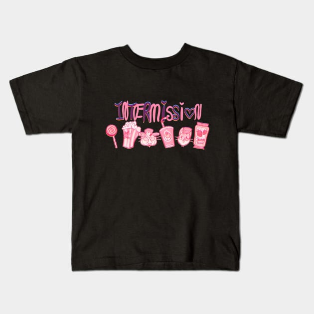 Intermission Kids T-Shirt by PinkParadise